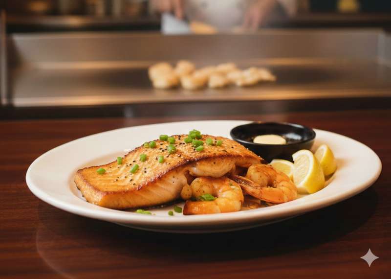 HIBACHI SCALLOP & SALMON