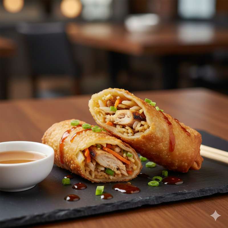 CHICKEN EGG ROLLS (4 PCS)